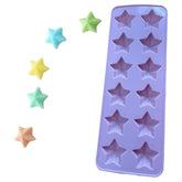 Molde Silicona Estrellas x 12